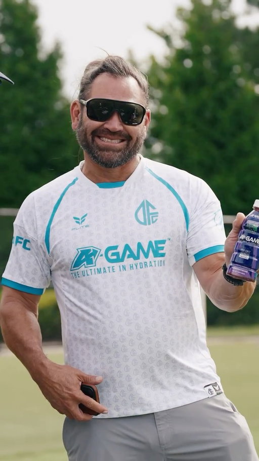 Johnny Damon and AGAME keeping us hydrated throughout this year’s TST!‼️💧