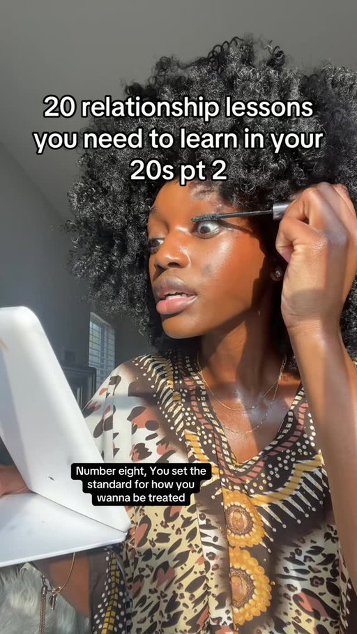Thad to learn these the hard way before finally started to get it 😭 #dating #relationships #advice

Products used:
@nyxcosmetics buttermelt skin tint shade “09 hazelnut butta”
@urbandecaycosmetics quickie concealer shade
“80 NN” and liquid blush/shade “red flag”
@sephora @sephoracollection micro smooth powder shade “58 almond”
@milkmakeup kush high roll mascara @L’Oréal Paris haute couleur pencil shade “brown leather 120” and hyaluron tint lip stain shade “420 Le rouge Paris”
@saiebeauty city set setting spray