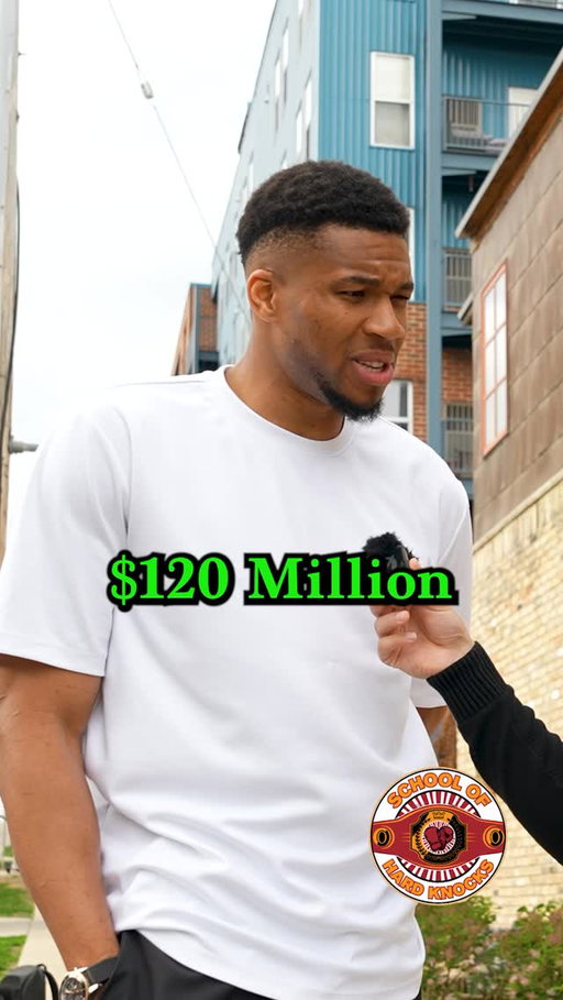 I interviewed the LEGEND Giannis Antetokounmpo 🤯 I asked @giannis_an34 how he got RICH! Since he made over $100 million in a single year, I asked him the best financial advice he’d give the younger generation and why so many athletes go broke. I also asked him about his mentality when he is playing basketball and he told me the best piece of advice he received from the great Kobe Bryant. #wealth #entrepreneur #financialfreedom #motivation