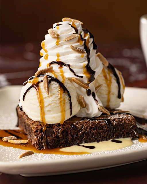 A Warm Brownie Sundae never hurts. 😍