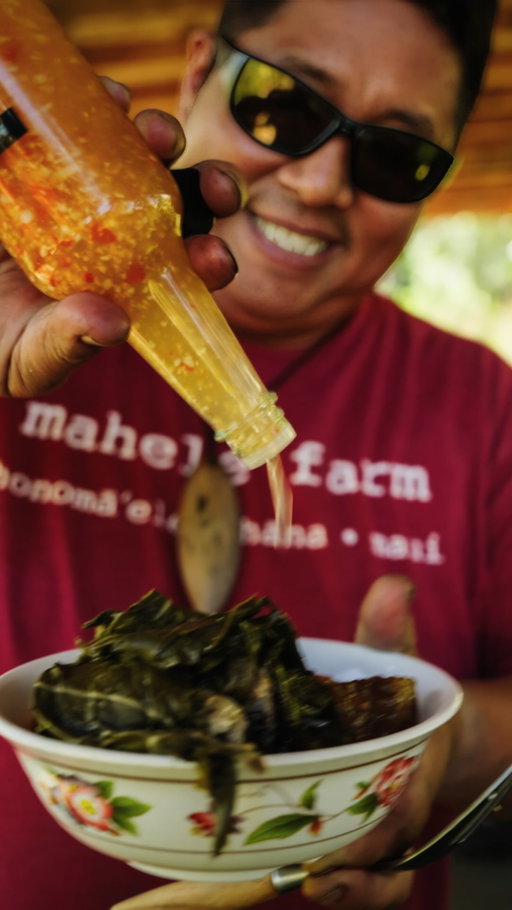 Meet our guide for this week’s episode of DIRT: Mark “Gooch” Noguchi (@musubman), a chef, educator, and ambassador for Hawaiian culture. In this episode, he walks us through the history of the islands, shows us centuries-old taro fields, and shares a meal with us.

We’re excited to share this special episode with you—keep your eyes peeled for its release on Thursday.