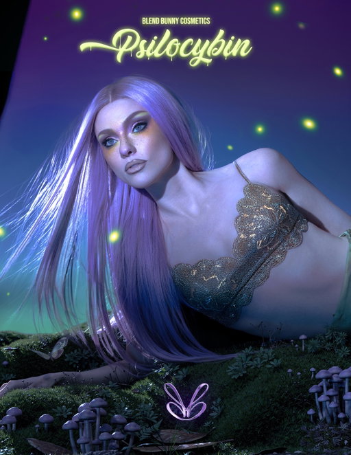 🍄‍🟫 PSILOCYBIN 🍄‍🟫 Launching Friday at blendbunnycosmetics.com 🍄‍🟫 For this campaign, we wanted surreal, fairy-like, psychedelic whimsy. Our team is amazing, and from the hair transformation to the digital elements added by hand, every part of this team is committed to creating real art without relying on AI. My favorite part of working with Maggie is that she supports the arts, always. 🍄‍🟫 Photography, Makeup, Digital Art, and CD @jordanliberty Hair @anastasiia.terebova Makeup Assist @mursmakeup Lighting and Digi @jairobrito805 and @chrsflx and of course our real life faerie, @maevie_ 🍄‍🟫