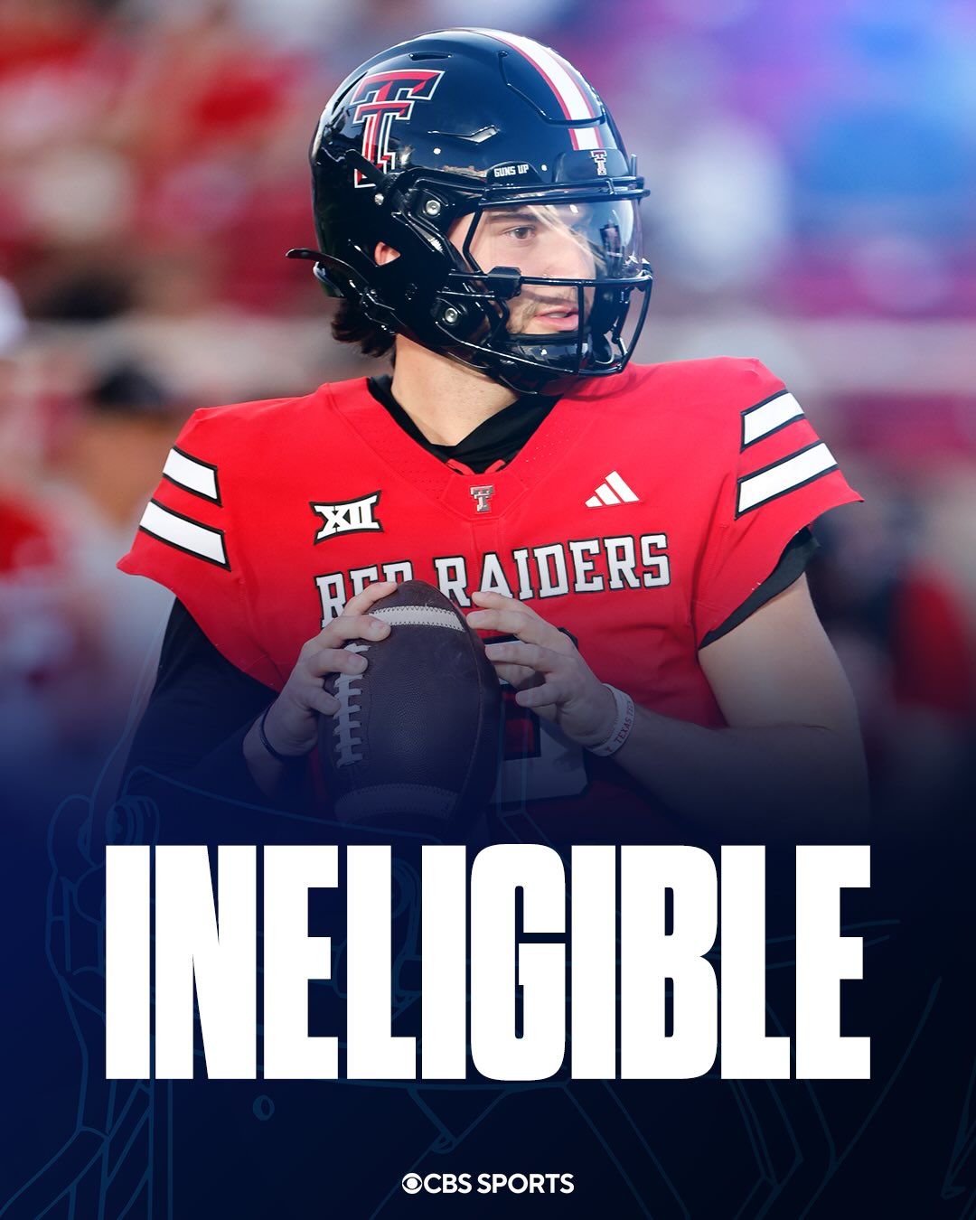 Texas Tech quarterback Brendan Sorsby’s request for reinstatement for the 2026 season has been denied by the NCAA