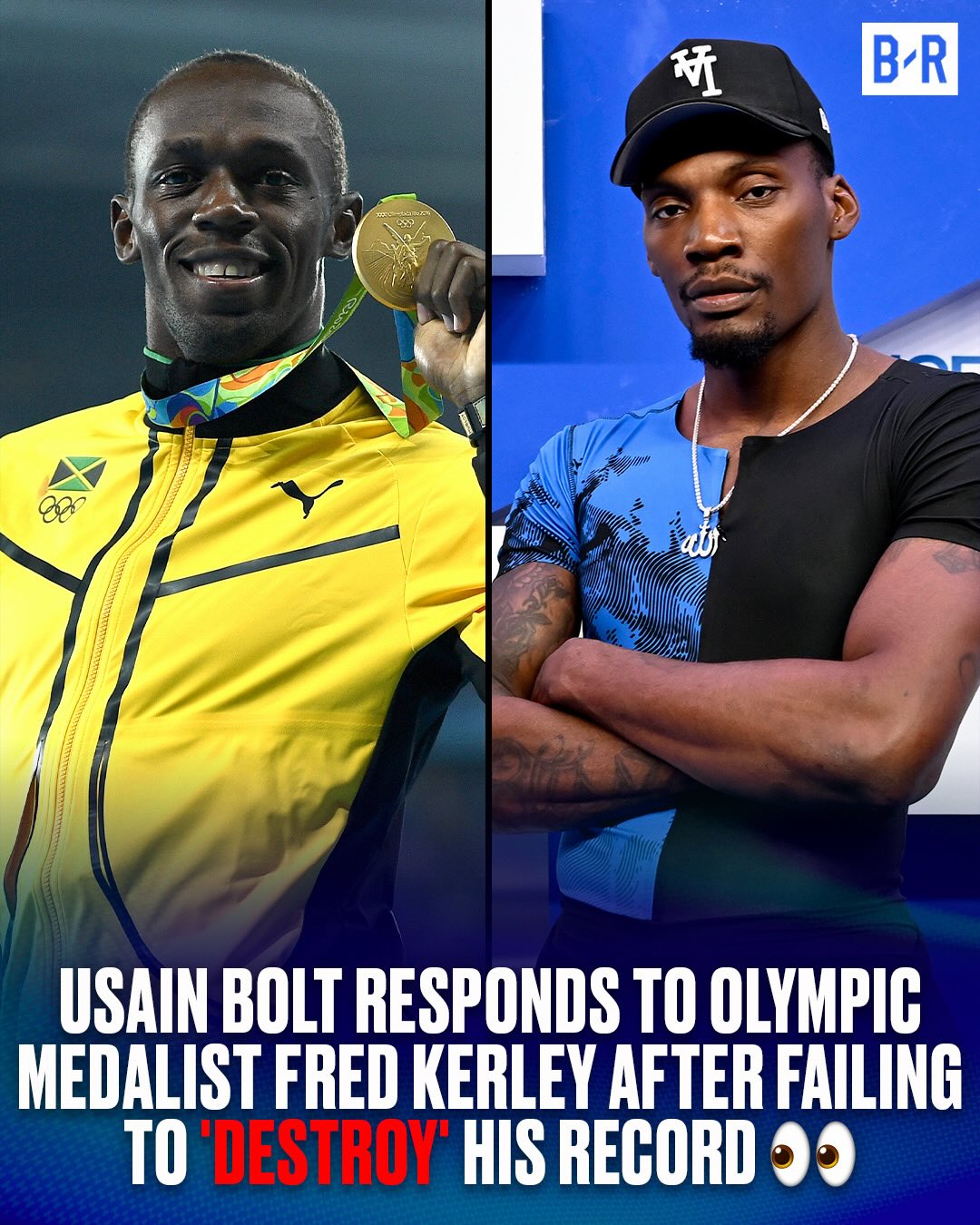 Fred Kerley vowed that Usain Bolt’s 100 meter world-record time would be “destroyed” by him at the Enhanced Games, but he fell short 😬🏃‍♂️

Enhanced Games is a no drug testing event that allows performance-enhancers, which Kerley did not use.

(via @apnews)