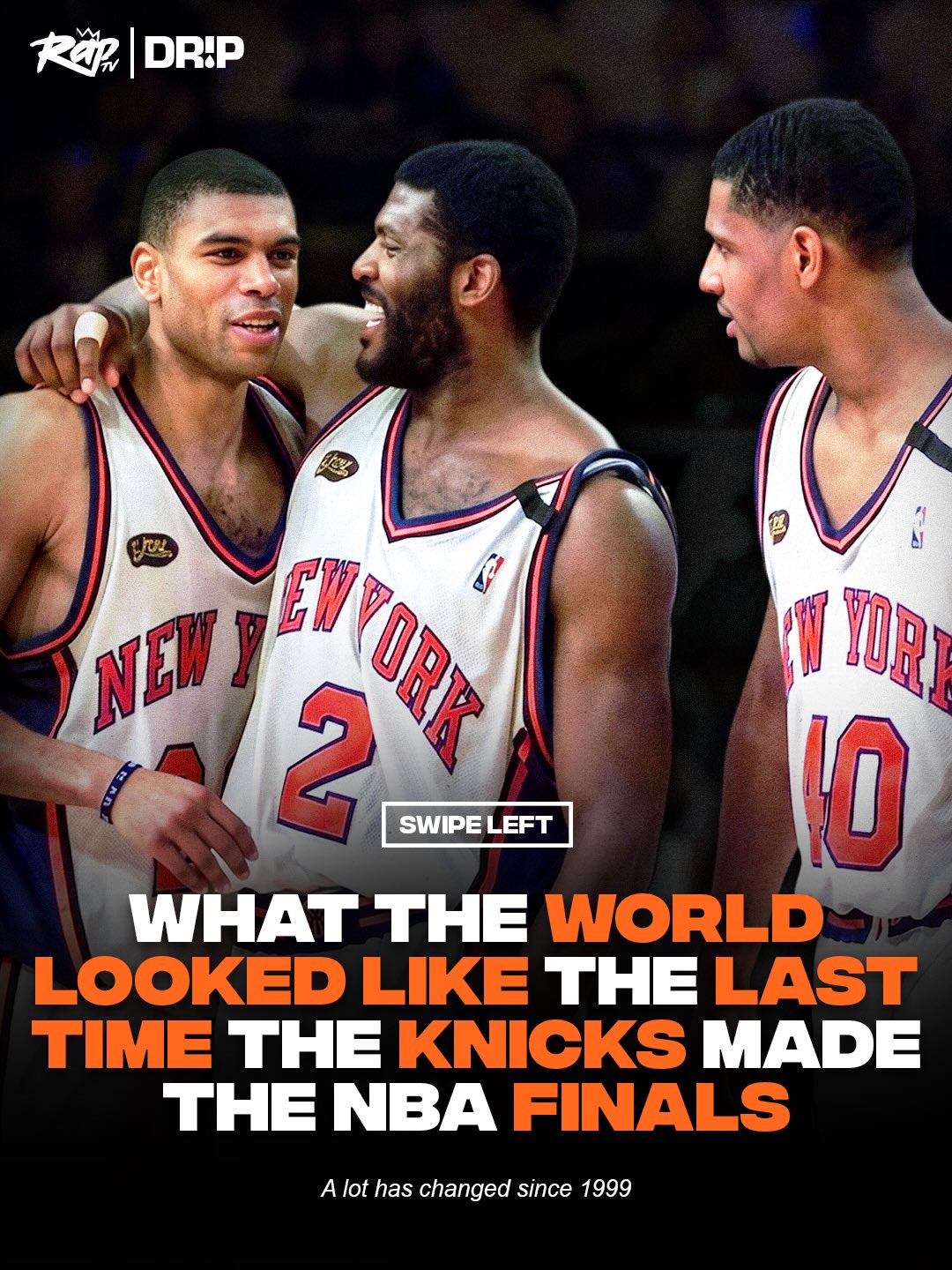 A whole lot has changed since 1999 👀

Swipe to see what the world looked like the last time the New York Knicks made it to the NBA Finals‼️🏀