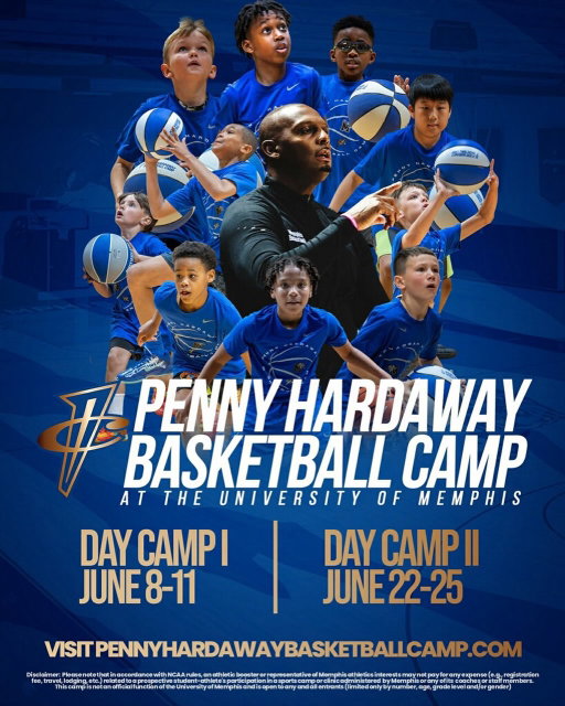 It’s that time of year again! Looking forward to seeing you guys soon!

Registration is open for Day Camp I and
Day Camp II. For more information, visit pennyhardawaybasketballcamp.com