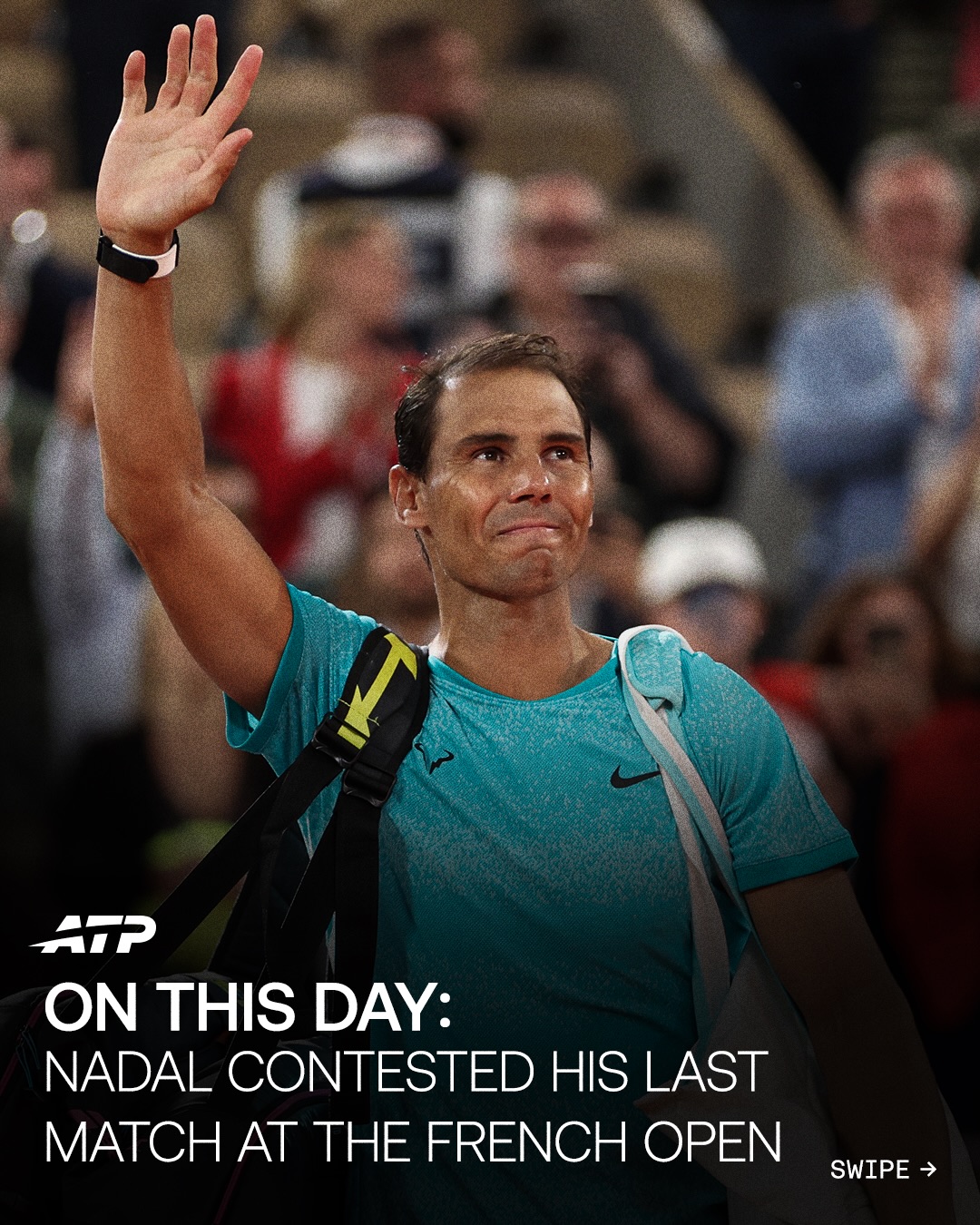 May 27th 2024: The day 14-time Roland Garros champion Rafa Nadal contested his last match at the French Open 🥹

@rafaelnadal @rolandgarros