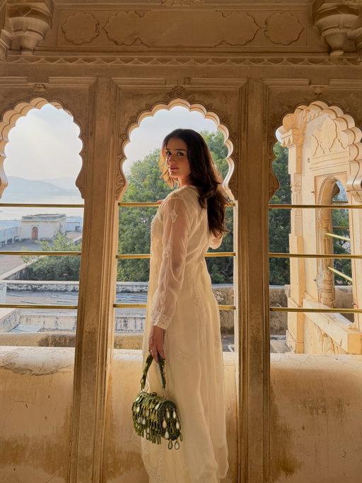 Something so poetic about Udaipur 🦢✨

Bag: @pkdthelabel