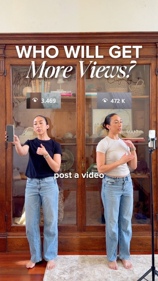 Who will get more views? 👀

Want to be like Person B? Comment “HOOKS1”, and I’ll send you over 75 scroll-stopping hook ideas!

#socialmedia #contentcreation #organicgrowth #personalbrand
