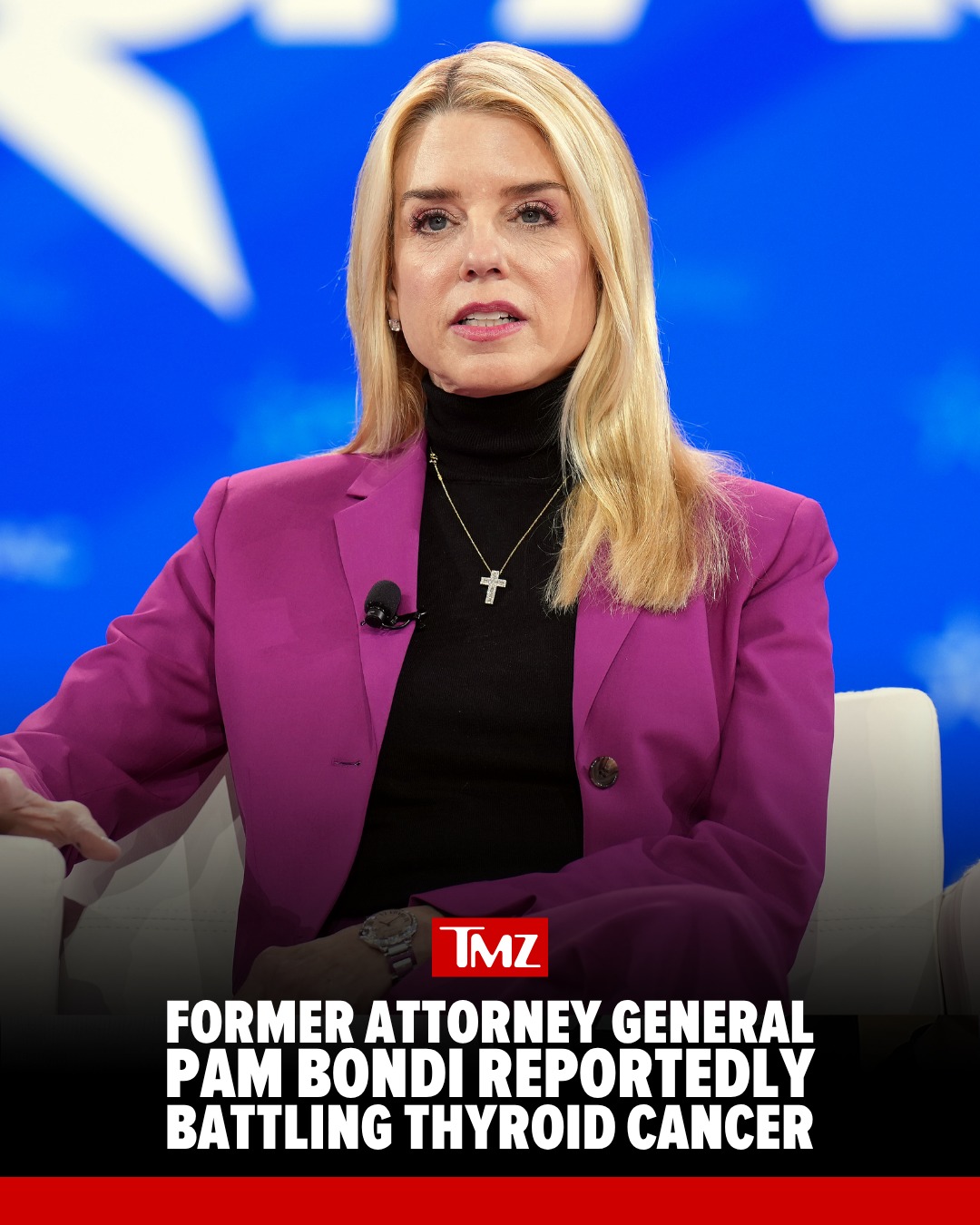 Pam Bondi is reportedly battling thyroid cancer, after getting fired as U.S. Attorney General by President Donald Trump. 🙏

FULL STORY AT LINK IN BIO 🔗