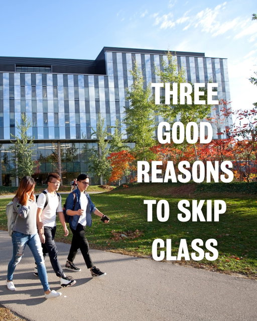 How could you? 😉 We hope your spring term has been going well so far Warriors! How about this weather? ☀️ #UWaterloo 🖤💛