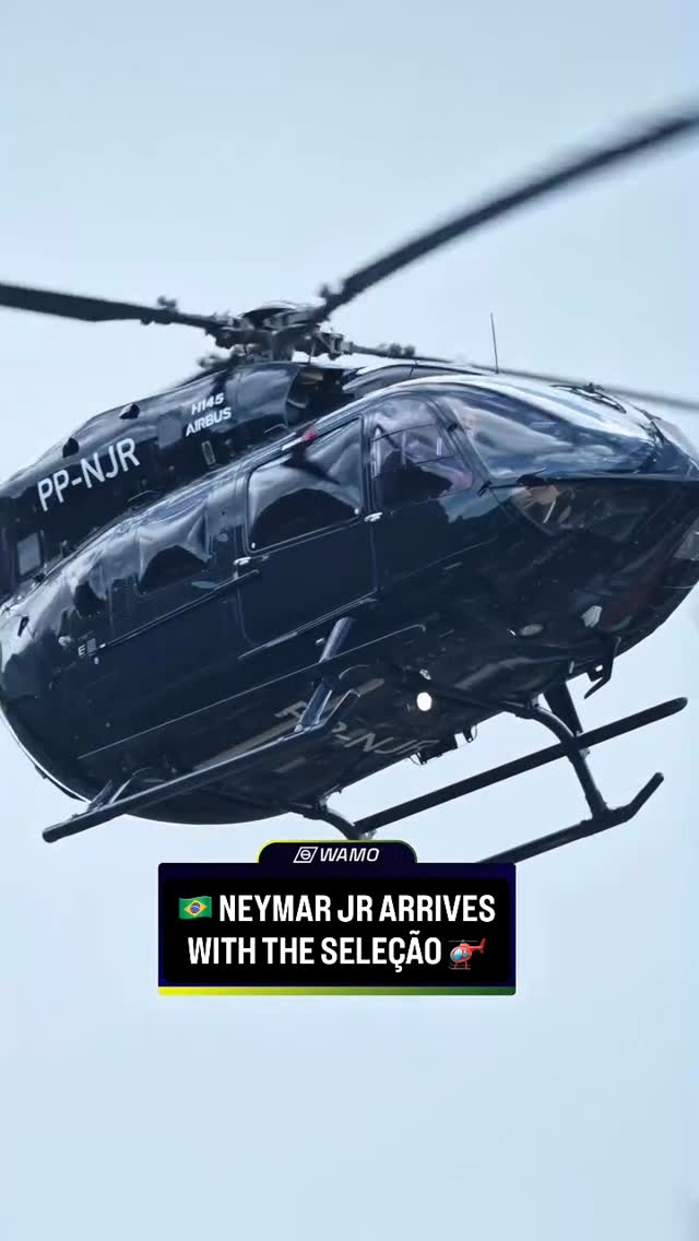 𝐍𝐄𝐘𝐌𝐀𝐑 𝑳𝑨𝑵𝑫𝑺 𝐓𝐎 𝐉𝐎𝐈𝐍 𝐁𝐑𝐀𝐙𝐈𝐋! 🚁🇧🇷

…and now yes, he’s finally 𝐛𝐚𝐜𝐤 with the Seleção 💛💚😁
