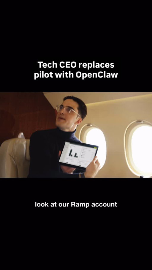 CEOs replacing anything that breathes… 

#tech #siliconvalley #OpenClaw #Ramppartner 

Terms and conditions apply. Cards issued by Celtic 
Bank, Sutton Bank, and Lead Bans, Members FDIC