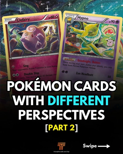 Pokémon cards from different perspectives scratch a different part of the collector brain 🧠

🌙 Clefairy & Hypno
⚡ Pikachu & Larvitar
👻 Marshadow & Marshadow
🌊 Starmie & Gyarados
⚡ Pikachu & Pikachu
🌸 Chikorita, Meowth & Litten

Which pair is your favorite from Part 2? 👀

Prices referenced on May 27, 2026 using @getcollectr and may be subject to change.
#pokemontradingcards #pokemontcg #pokemonartwork