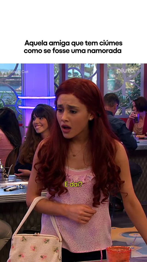 a própria torta de climão 😅⁣
⁣
#SamECat #ArianaGrande #Sam #Cat #Nickelodeon #TáNaPlutoTV