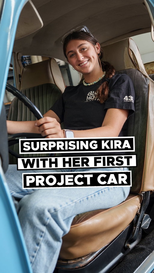 We surprised @kira.block with her first project car! A day of prepping @canamoffroad race cars quickly turned into a full project car tear down with the family - because what else do you do when you receive a car? 

Full YT video on our channel is LIVE!
