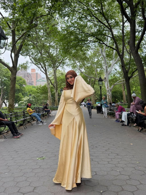 eid mubarak!!!!! someone complimented my dress & i was like “omg thanks it’s from @sahrstudios i feel like i belong in beauty & the beast !” and she said “noOoooo don’t say that about yourself” but i didn’t mean that im the beast