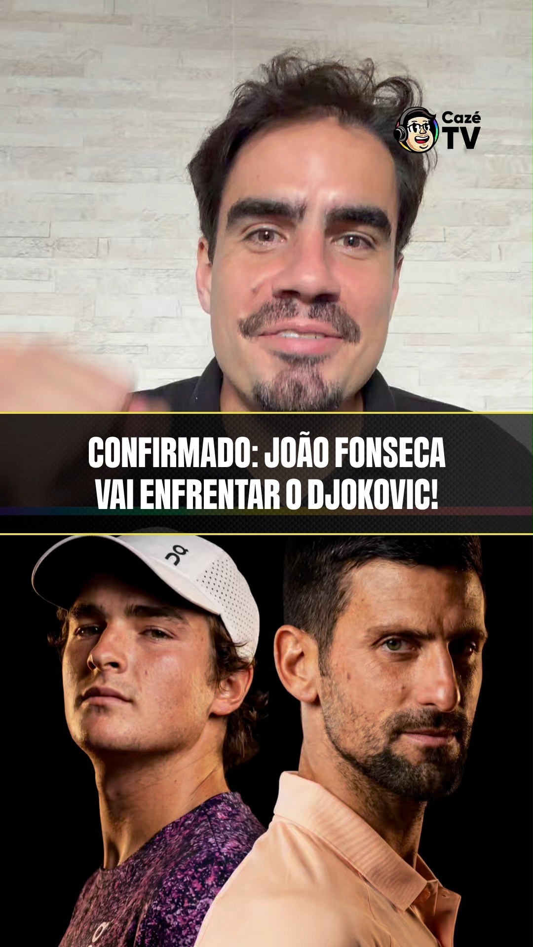 VAI TER JOÃO E DJOKOVIC EM ROLAND GARROS SIM!!!!!! 🙏🔥

Na sua opinião, qual a nossa chance no duelo? 👀

#Tênis #CoberturaCazéTV #JoãoFonseca #RolandGarros #cztv28
