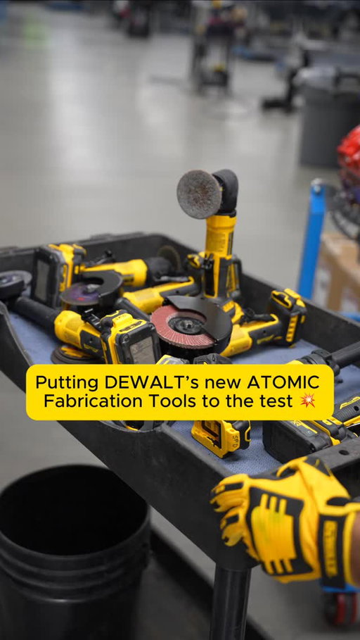 @dewalttough new ATOMIC Fabrication Tools help us get the job done!
