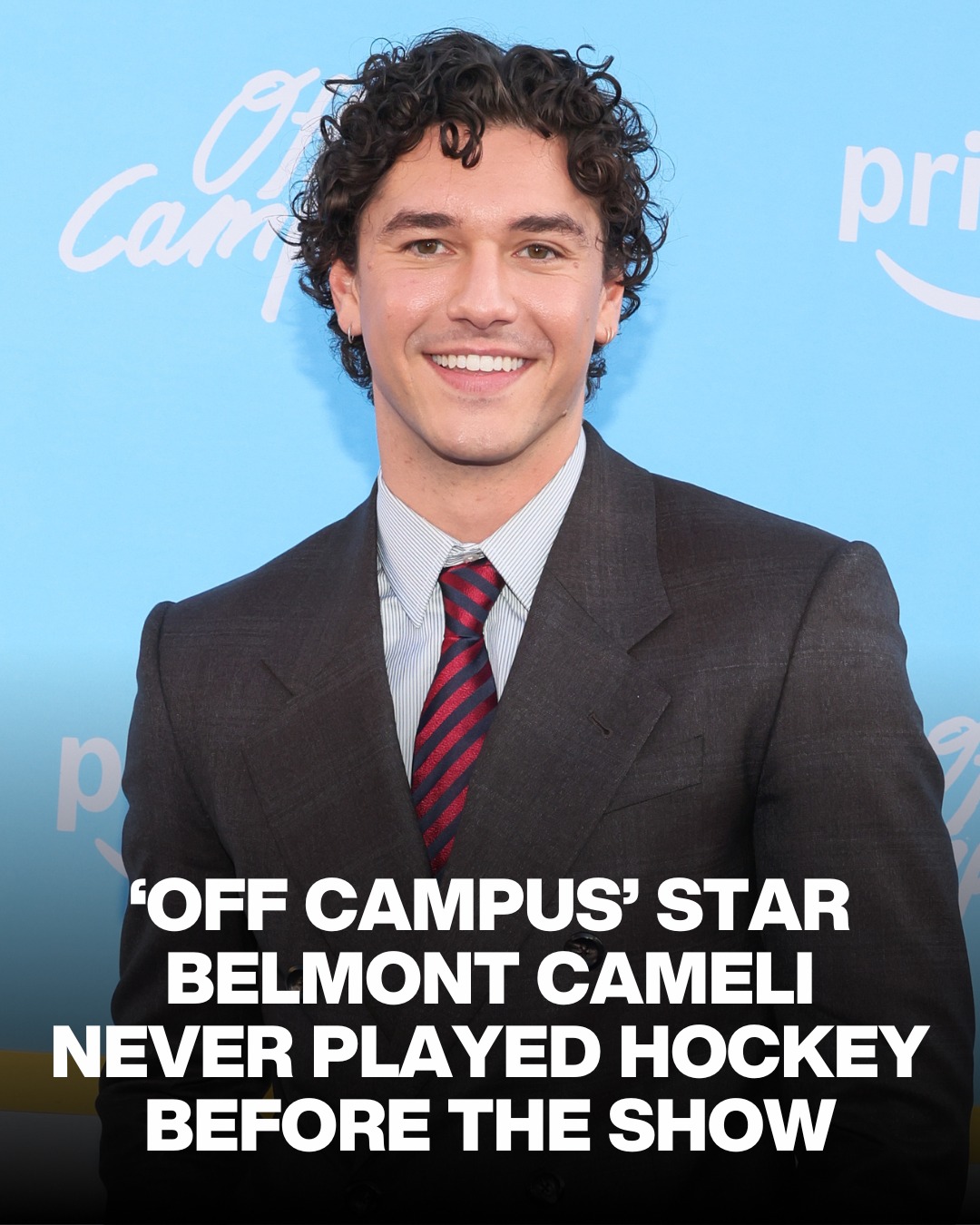 'Off Campus' star Belmont Cameli makes hockey look easy, but he admits picking up the sport was "a real grind." 😍👏 

Hit the link in bio for more from his interview.

#OffCampus #BelmontCameli #Hockey #SiriusXM