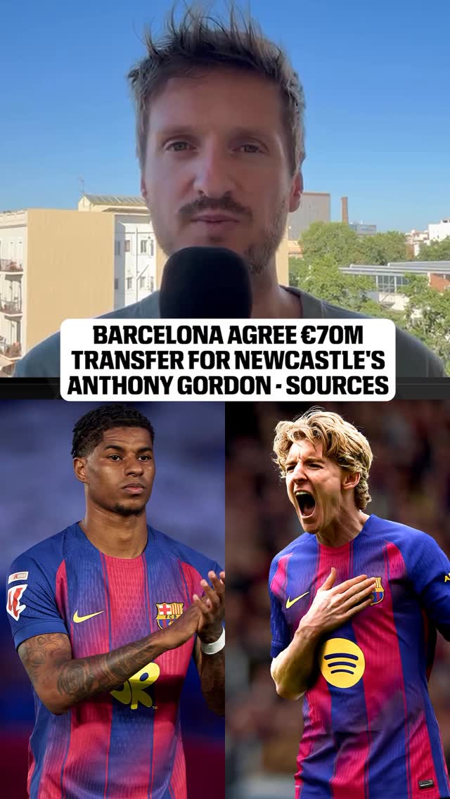 With Barcelona set to sign Newcastle’s Anthony Gordon, where does that leave Marcus Rashford this summer 👀 @samuelmarsden 🎤