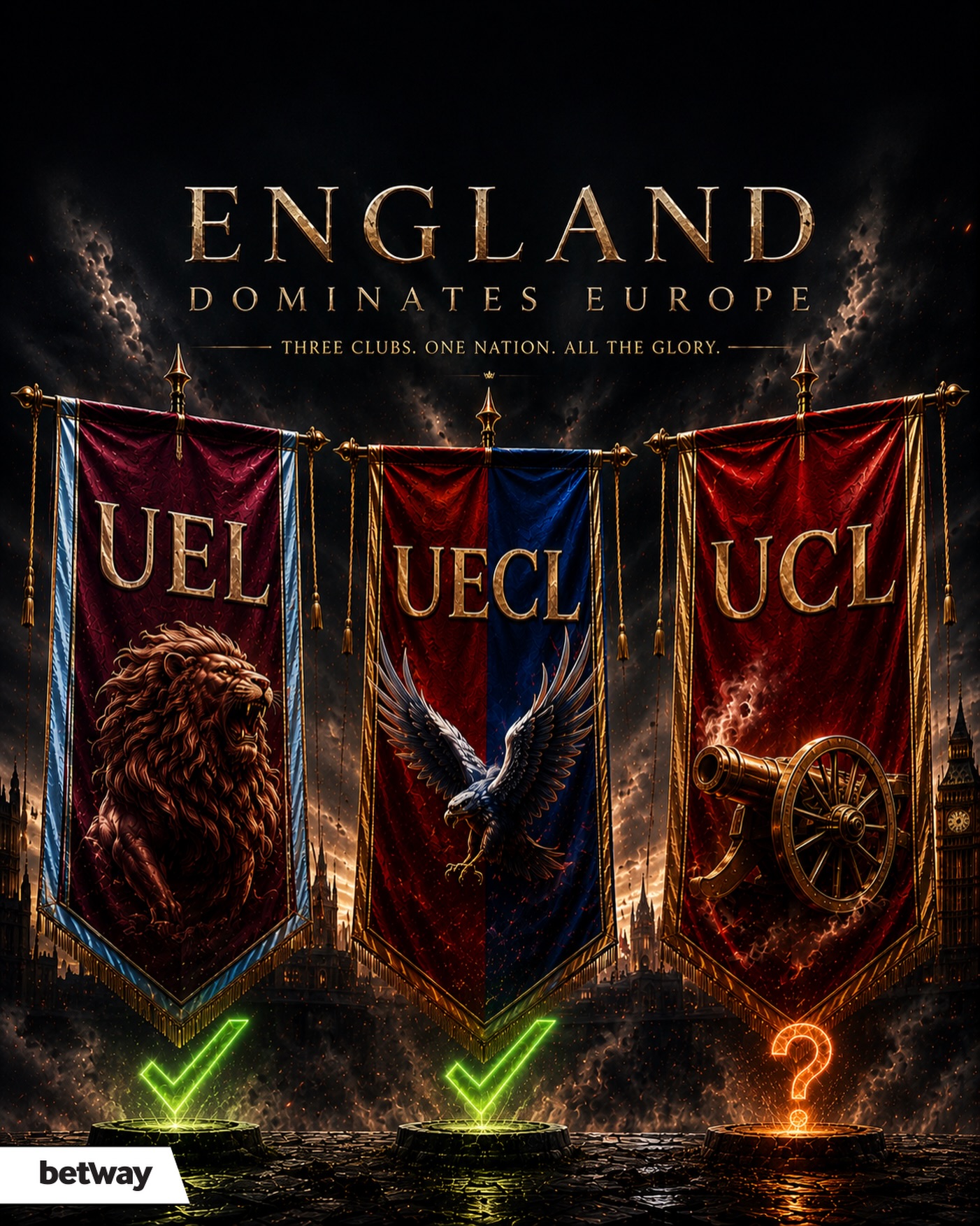 The eagles soar high over Europe! 🦅

Crystal Palace win the Conference League to make it two out of two for English teams in Europe… Just the big one to go! 👀

18+ | Be Gamble Aware