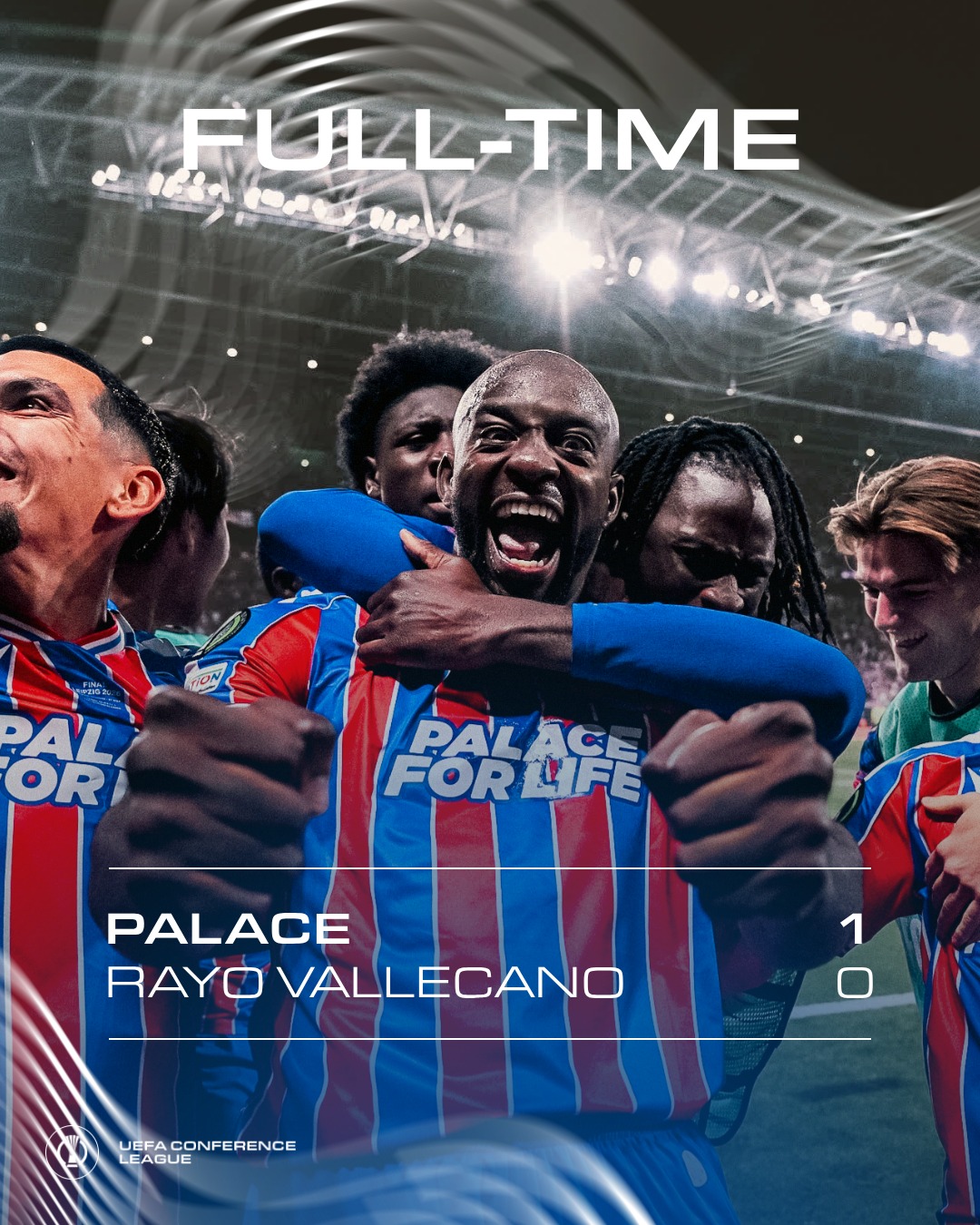 WE HAVE DONE IT. WE ARE THE UEFA CONFERENCE LEAGUE WINNERS.