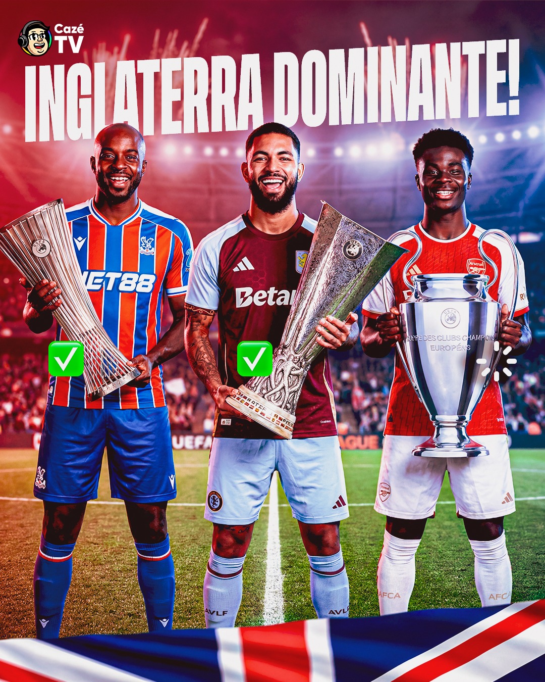 "ITS COMING HOME"?? SÓ DEU INGLATERRA NAS COMPETIÇÕES EUROPEIAS ATÉ AQUI, HEIN!!

EUROPA LEAGUE ✅🇽🇪
CONFERENCE LEAGUE✅🏴󠁧󠁢󠁥󠁮󠁧󠁿
CHAMPIONS ⏳❓

#futinter #CrystalPalace #ConferenceLeagueNaCazéTV #cztv18 #cztv11 #TempoRealCazéTV
