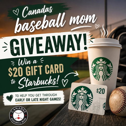 ⚾️☕️ GIVEAWAY TIME, CANADA’S BASEBALL MOMS! ☕️⚾️

Because surviving freezing cold diamonds, 9 PM first pitches, extra innings, and 6 AM tournament departures deserves a little caffeine reward… 😂🇨🇦

I’m giving away a $20 Starbucks Gift Card to help one hardworking Canadian baseball mom get through the season!

TO ENTER:
⚾️ Follow @CanadasBaseballMom
⚾️ Like this post
⚾️ Tag a fellow baseball mom who lives on coffee and chaos
⚾️ Bonus entry: Share this post to your stories & tag me!

Winner announced Friday night! 🇨🇦☕️

Good luck moms… may your coffee stay hot and your kid finally remember their water bottle. 😂

#CanadasBaseballMom #BaseballMomLife #CanadianBaseballMom #TravelBallMom