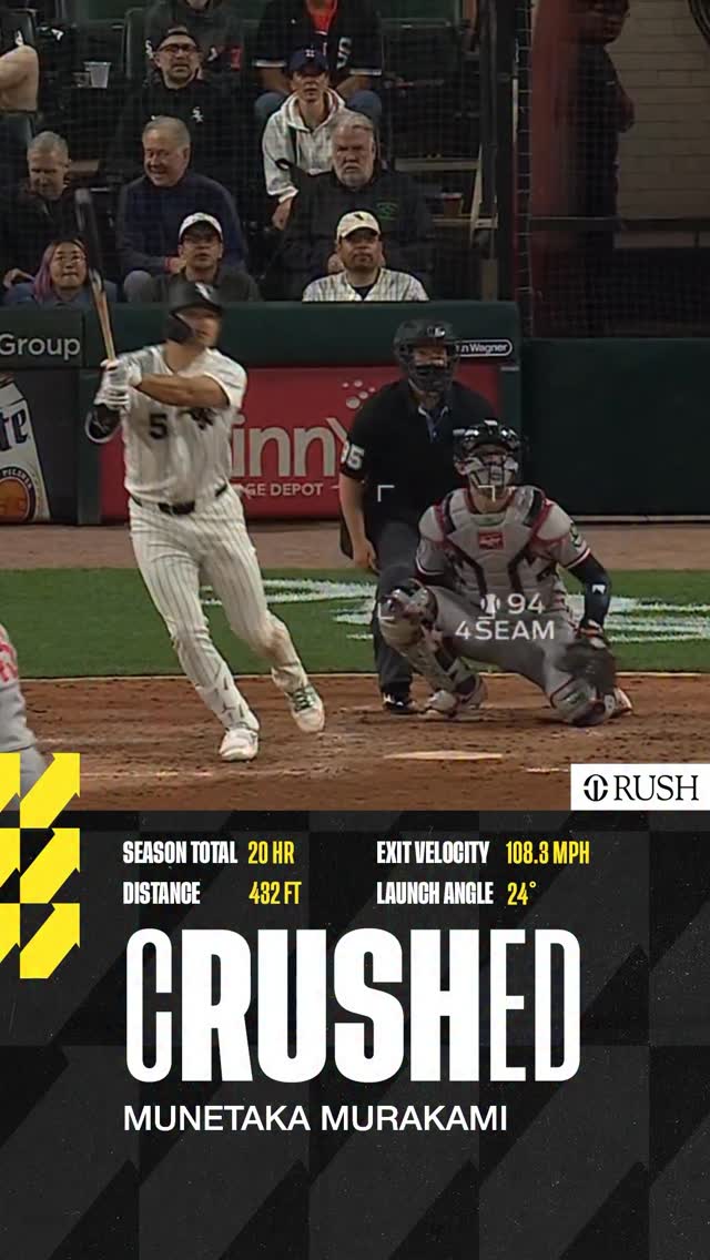 20 HOME RUNS FOR MUNETAKA MURAKAMI!