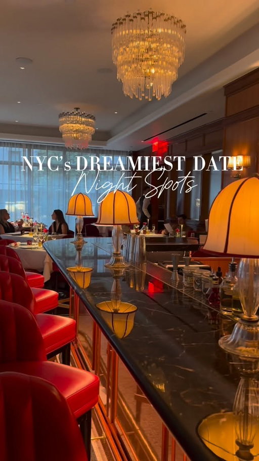 THIS is the Perfect spot for date night ✨ Want to discover more spots with this aesthetic? Shop my NYC itinerary! Link in bio 🤍#travelbucketlist #nycitinerary #thingstodoinnyc #nychiddengems #bestnycrestaurants