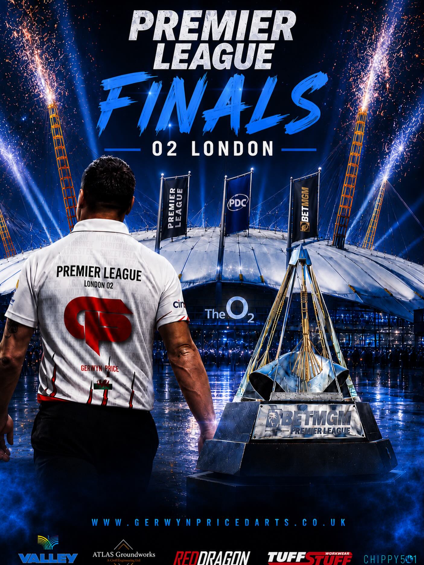 Premier League finals day 😍

Really looking forward to tonight, one last push to lift the betMGM Premier League trophy.

A huge thank you to the fans that have been absolutely amazing for me this campaign, the support every week has been overwhelming.

Also a huge shout out to my sponsors who have been with me and supported me every step of the way.

@valleywaterservices 
@reddragondarts 
@atlasgroundworks17 
@tuffstuff_uk 
@chippy501_2024 

7pm Live on Sky Sports 

DIOLCH YN FAWR GADEWCH I NI FYND