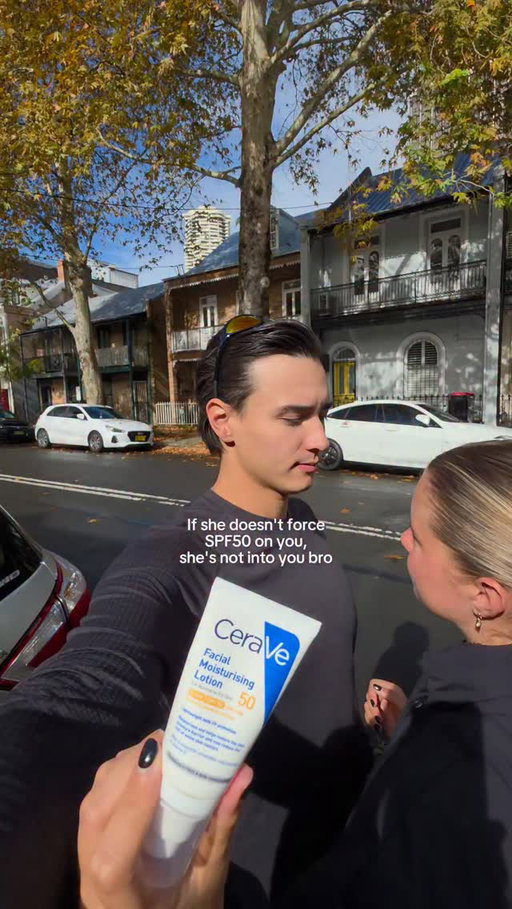 Anyone else's partner look at you funny when you try to leave the house without SPF50 on your face? 😅

@cerave_aunz Facial Moisturising Lotion with SPF50 will make them (and your face) happy 😂 x

ALWAYS READ THE LABEL AND FOLLOW THE DIRECTIONS FOR USE. Apply 20 minutes before sun exposure. Sunscreen is only one part of sun protection so wear protective clothing and seek shade. Avoid prolonged sun exposure. Reapply every 2 hours and after swimming, towelling and perspiring in accordance with directions.