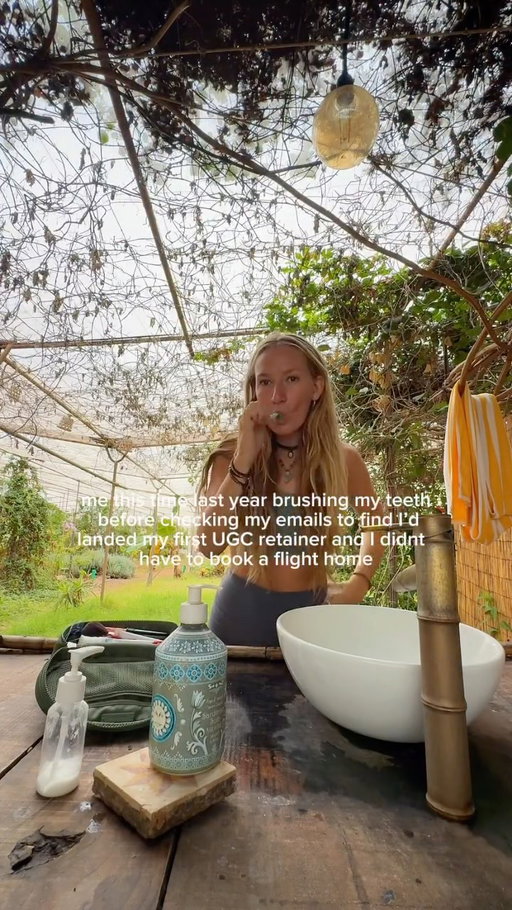 I was actually living in a tent .. 

I was in the north of Tenerife managing a 23 person yoga teacher training, balancing two jobs I when I checked my emails ... and realised I could continue traveling.. this brand deal would cover my travel expense for the next 6 months (this deal is literally what kick started my UGC career and made me believe in myself)

A retainer is a long term deal with a brand - it’s what you should be aiming for to create a stable income, and not starting from O every single month.

I had pitched every single day for weeks up until this moment - landing a retainer is never luck, it’s all about hard work, consistency, showing up when it’s hard and doing the work you said you were going to do.

I do miss my tent and this magical little garden though 🧚🏼 

[travel UGC creator, tech UGC creator, travel content creator, tech content creator, hotel collaborations, travel apps, remote work setup, digital nomad creator, UGC pitching tips, brand partnerships, UGC for beginners, user generated content, content marketing, marketing strategy]