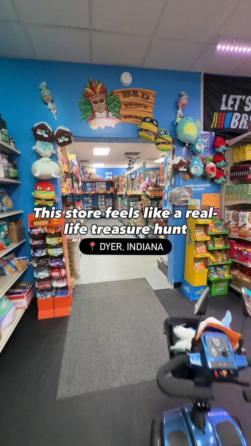This store in Dyer, Indiana is for people who love a good random find… 👀

B&D Snack Shack is a salvage grocery store whose inventory changes alllll the time, so every visit feels different! 

Plus, nothing beats the dopamine rush of finding UNREAL deals.

📍 B&D Snack Shack
169 Matteson St,
Dyer, IN 46311

@bd_snackshack 

Tag someone who could spend hours here 😂

#nwindiana #dyerindiana #livenwi #northwestindiana