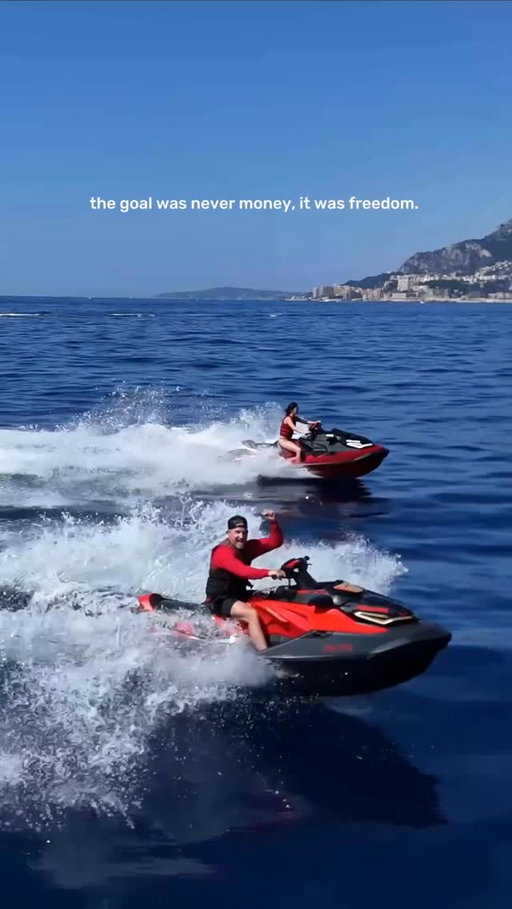 Money is a tool, not the goal. The goal is freedom.