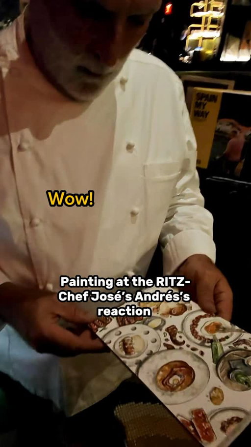 “ I’ll buy it from you!” 😭🤍 made my day 
@chefjoseandres congratulations on your new cook book “Spain my way” !!! It was such an honor and lovely meeting you Chef!! 

Hopefully I can visit your other restaurants and paint there or illustrate your menu 🤭👀✨

#livepainting #foodillustrator #nyc #joséandrés #spainishfood