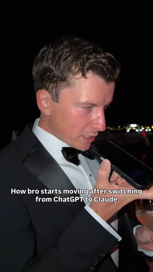 Literally running a business in a tux 😂😂😂 #funny #remotework #luxurytravel #couples #wfh @claudeai
