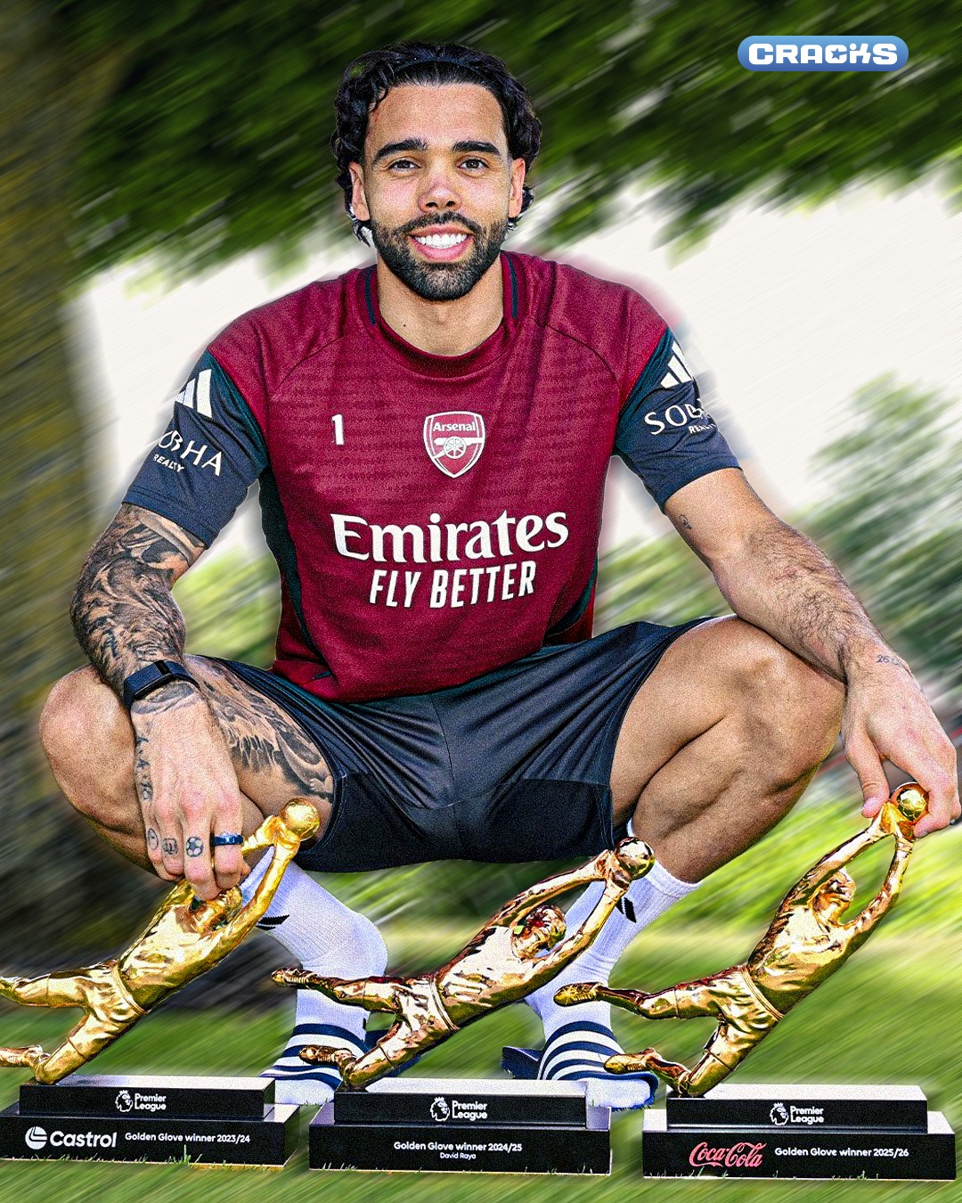 🧤👑 ¿EL MEJOR PORTERO DEL MUNDO AHORA MISMO?

🏆 David Raya recibió su TERCER Guante de Oro consecutivo en la Premier League

🇪🇸 El arquero del Arsenal volvió a ser el portero con más porterías a cero de la temporada

😳 Tres años seguidos dominando en la liga más exigente del mundo