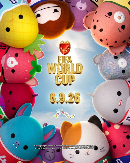 hard to pick a fave in this Squishmallows huddle puddle. FIFA World Cup™ Happy Meal out June 9