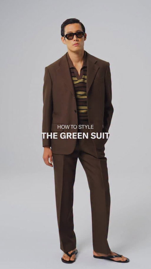 This time, our Style Director Marc takes on the green safari suit exploring stronger textures, knitwear and relaxed summer styling. Starting with a bold crochet polo, then reworked for evening with a heavier crew neck and relaxed white denim. Same jacket, completely different energy. Visit us in-store or shop online.