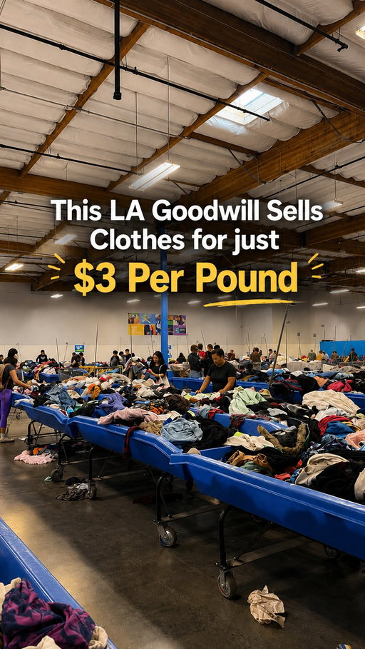 This might be one of the cheapest ways to thrift in LA! Found a spot where you pay by the pound instead of per item, which means if you’re willing to do a little digging, you can score some really good finds for cheap. Ended up paying only $8.29 for about 8 pieces 🛍️ 

#thingstodoinlosangeles #losangeles #la #reels #explorepage