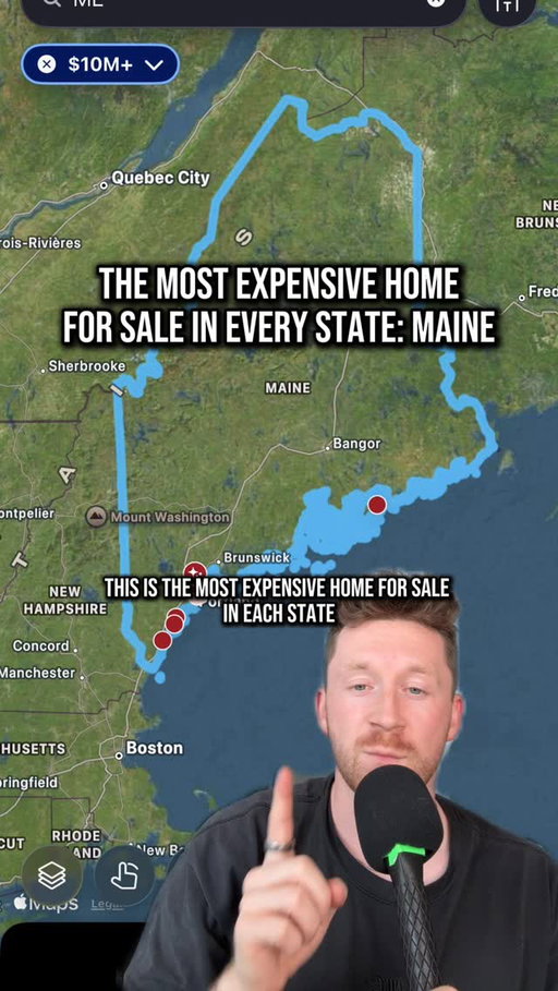 Maine’s most expensive home 
for sale! 

*Note: 

I do not own any of these photos shown, nor do I have any relationship or agreement with the listing agent or seller (unless stated) I simply make videos on homes I find interesting and cool for the sake of reporting. If you’d like me to tag you or take down any post for any reason I have no problem doing so. thank you :) 

#mansions #house #homedecor #realestate #mansion