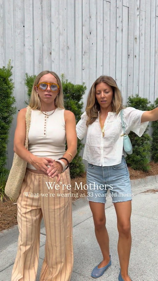We’re mothers in 90degree heat 😂 Comment LOOKS and we will send you the details🤍