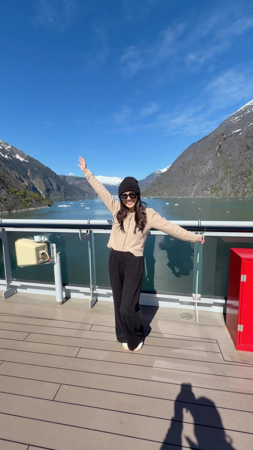 Here’s a fun way to remember your travels! Just start your video on 2x and switch to 0.5x and you get the cutest transitions. I can’t wait to try this out with my kids! 📌 Save this video so you don’t forget! 

So grateful to experience Alaska with @virginvoyages! 
#virginvoyagespartner