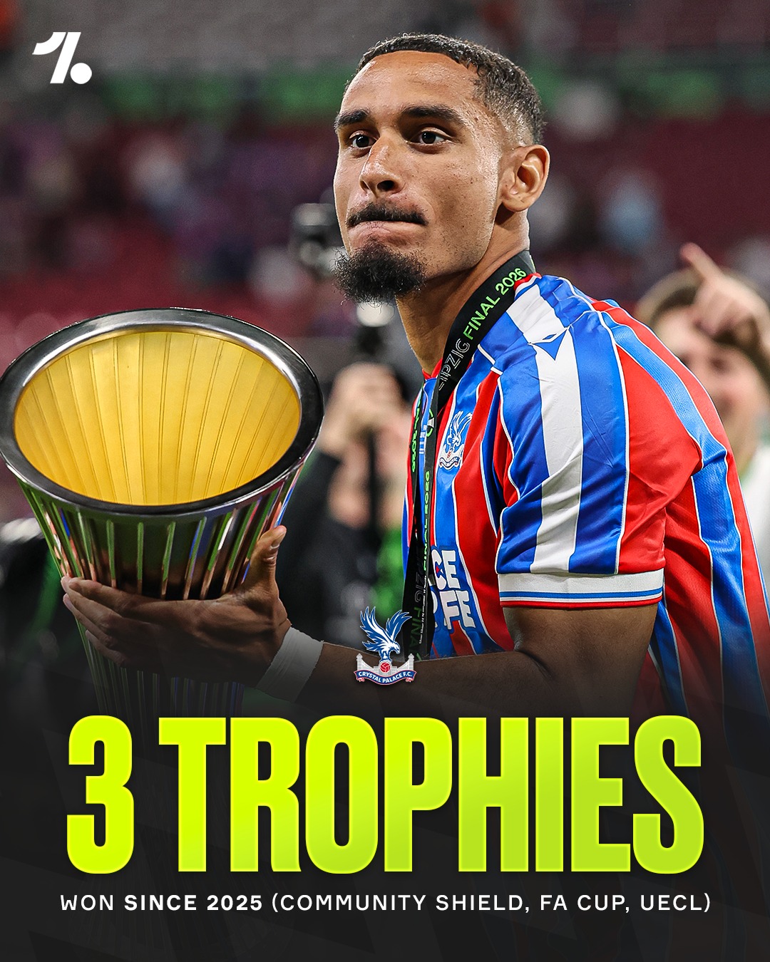 Since the start of 2025, EIGHT different Premier League clubs have lifted a trophy...😳👏 None more so however than Crystal Palace 🏆🏆🏆