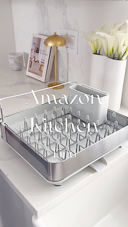 Type “DISHES” to shop 🤍

This expandable dish rack is adjustable for the amount of dishes you have, and also has a spout for water draining! 

#amazonhome #dishes #dishrack #kitchenfinds #2in1 @amazon