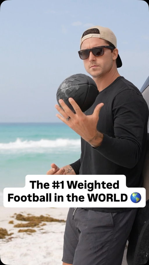 This weighted football is already in NFL & Collegiate locker rooms all over the country, and it’s almost sold out 👀 

We’ll be bringing it back, but don’t miss your chance to work on your game over the next few months 📈✅