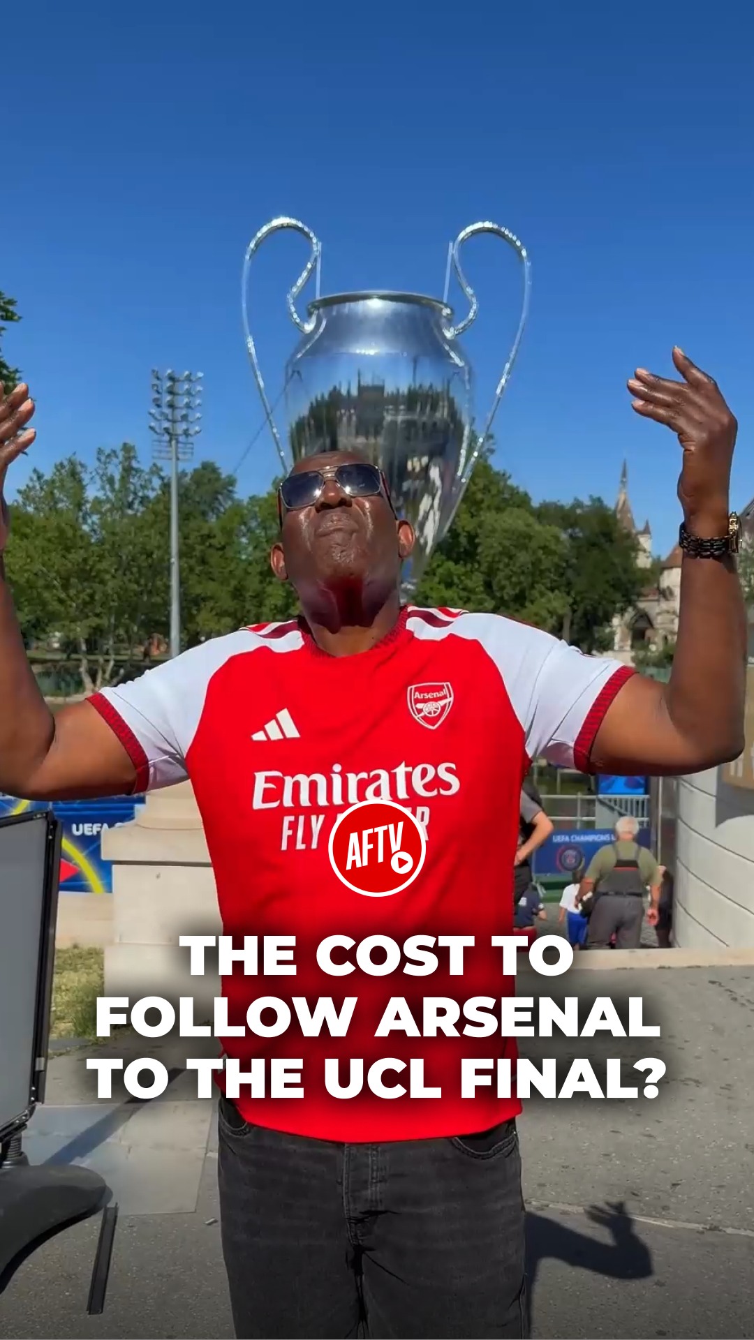 The cost to follow Arsenal to the Champions League final? 👀🏆

#AFTVBudapest #Arsenal #UCL