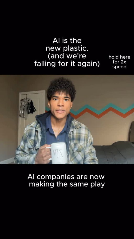 The plastic industry knew in the 80s that recycling didn’t work. They promoted it anyway because it shifted the blame from producers to consumers and bought them 40 years of unregulated growth.

The AI industry signed a “Ratepayer Protection Pledge” at the White House in March. Voluntary. Nonbinding. Same play.

We’ve seen this 4 times before. Lead. Tobacco. CFCs. Plastic. AI is the fifth, but when will we learn?